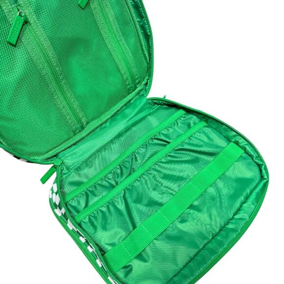 Calpak Travel Tech Organizer Green Checkerboard Print Checkered - Picture 7 of 9
